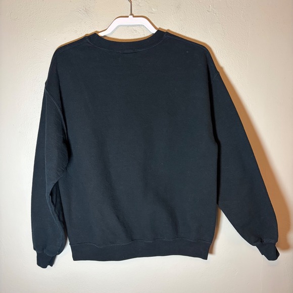 Disney Ariel The Little Mermaid Tattoo Graphic Crewneck Sweatshirt Black Womens - Picture 3 of 8